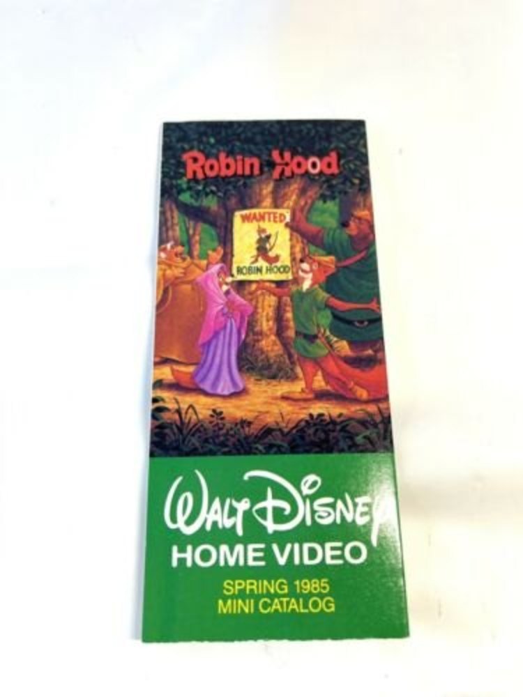 WALT DISNEY HOME VIDEO SPRING 1985 MINI CATALOG  VINTAGE ✨
